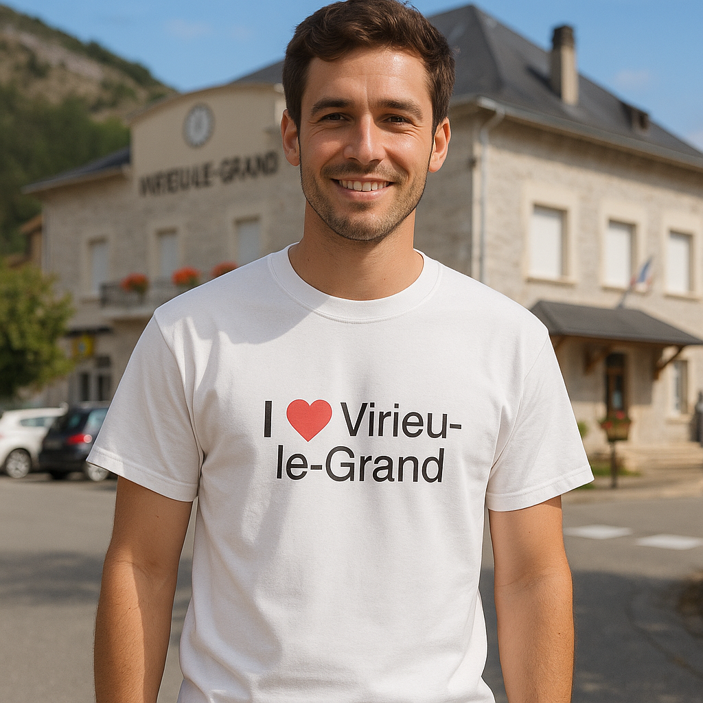 T-shirt I love virieu-le-grand