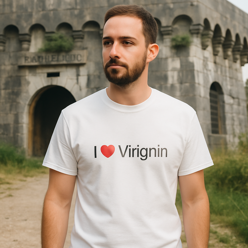 T-shirt I love virignin