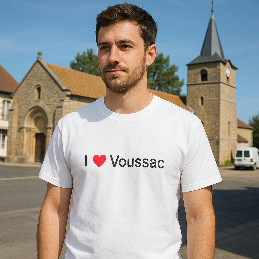 T-shirt I love voussac