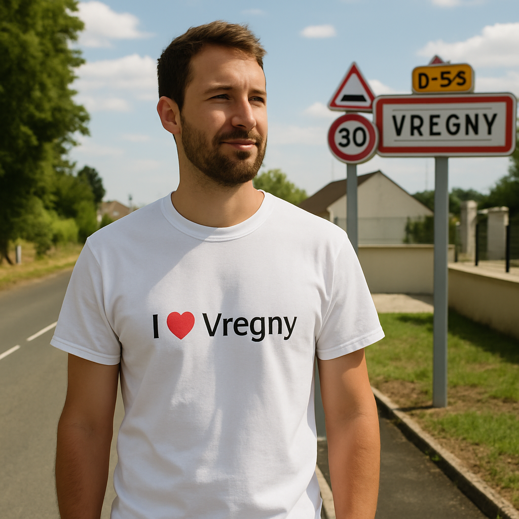 T-shirt I love vregny