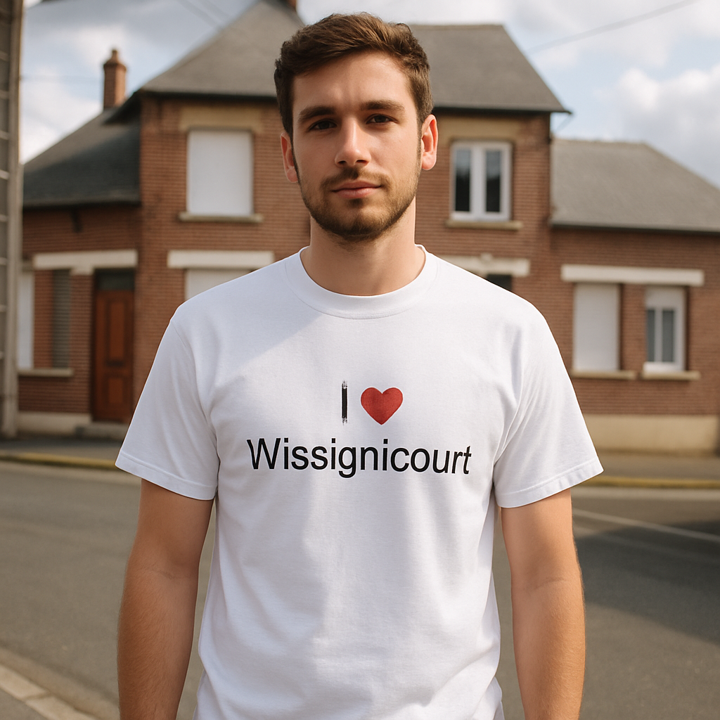 T-shirt I love wissignicourt