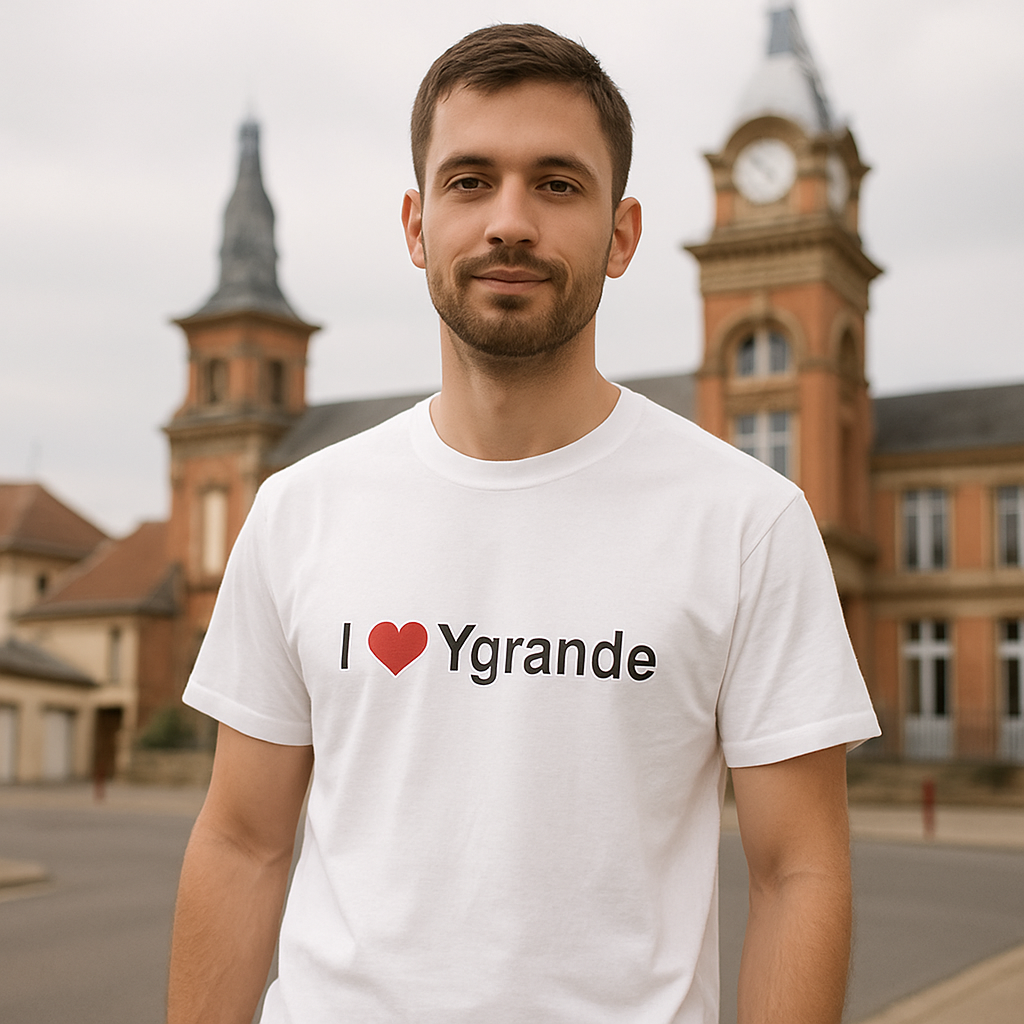 T-shirt I love ygrande