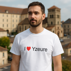 T-shirt I love Yzeure